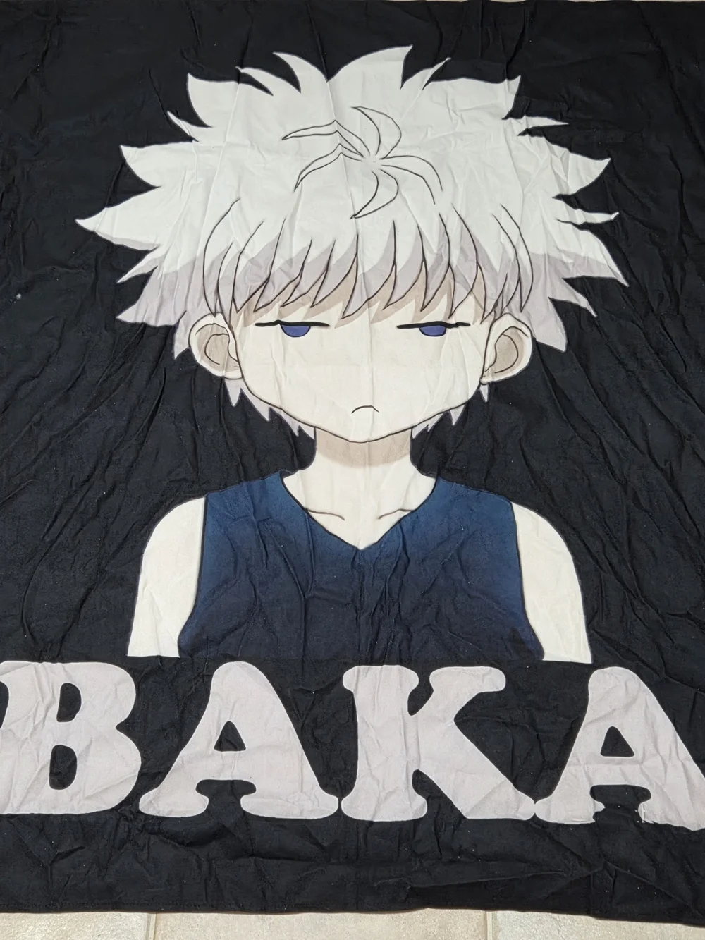 Anime Character Graphic Fabric Tapestry - Killua